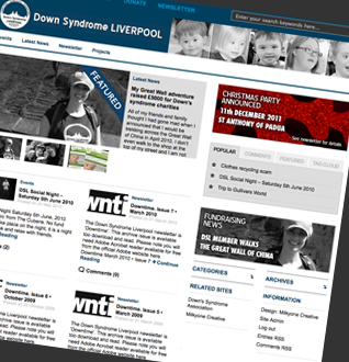 Down Syndrome Liverpool Web Design Project