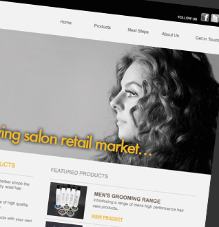 Your Brand Hair Products Web Design Project