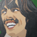 George Harrison canvas painting