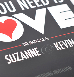 Vinyl 7 inch Record Wedding Invitations